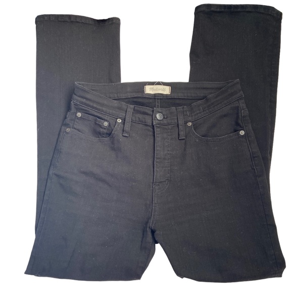 Madewell Cali-Demi Bootcup Jean Black size 29Tall - Picture 5 of 13